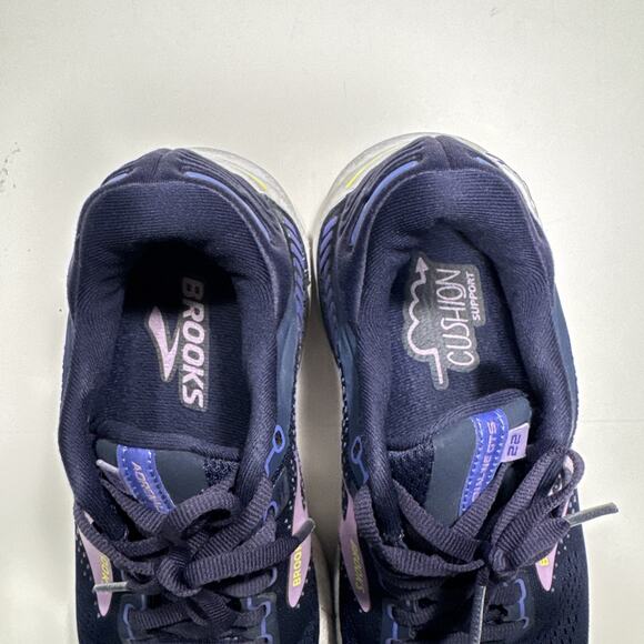 Brooks Adrenaline GTS 22 Womens Running Shoes Navy Purple Size 8 - Picture 2 of 8